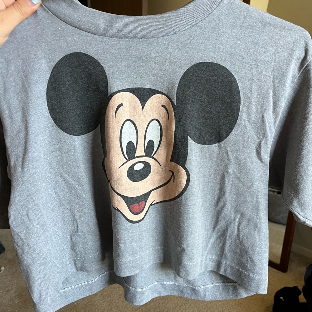 VINTAGE Mickey Mouse Crop Top
